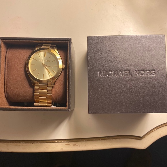 Michael Kors Gold Watch - Picture 1 of 5